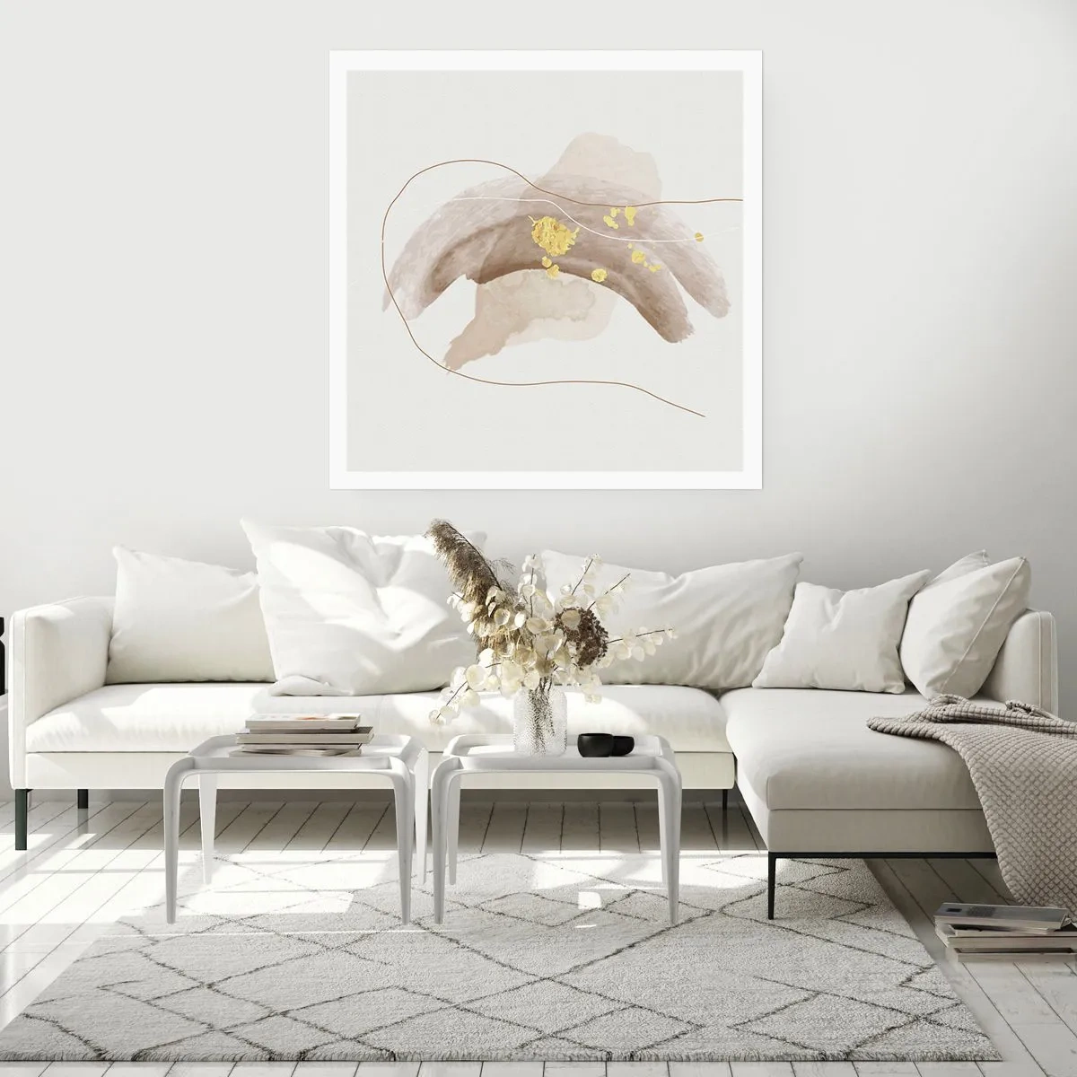 Poster - Ontmoet in de ruimte - 40x40 cm