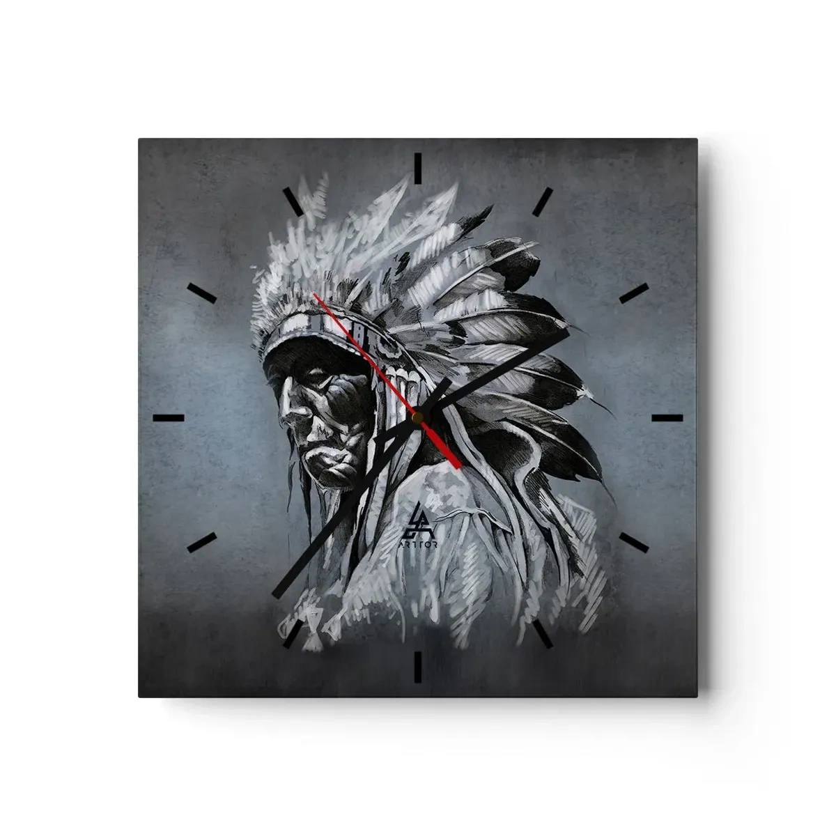 Wandklok - Klok - Keer terug naar de wortels - 30x30 cm