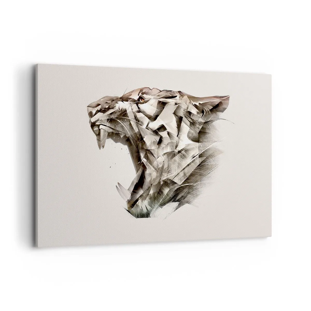 Schilderen op canvas - Je weet al wie de baas is - 120x80 cm