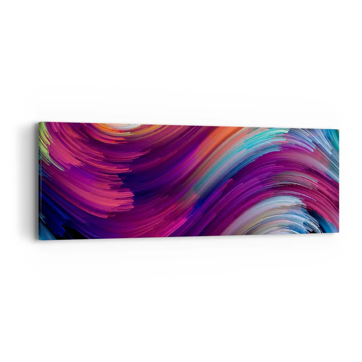 Schilderen op canvas - Het begin van een nieuwe wereld - 90x30 cm