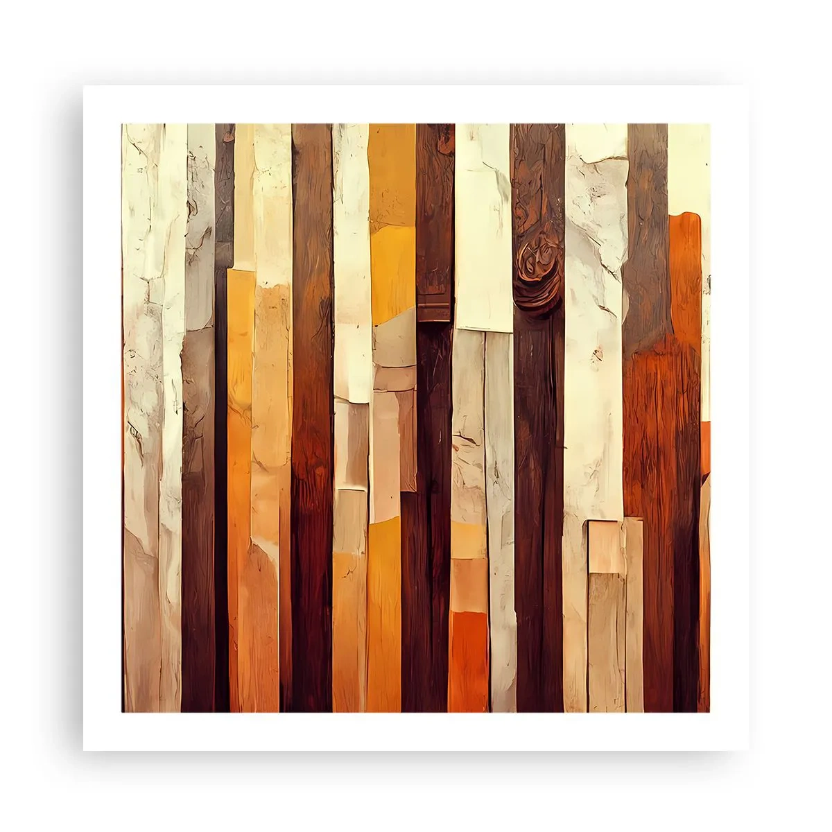 Poster - Anthem van de bosbomen - 60x60 cm