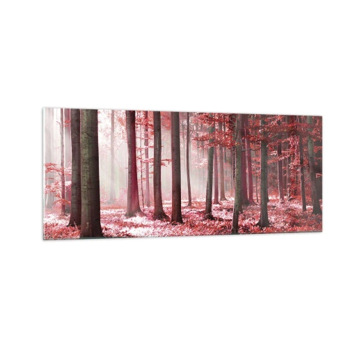 Schilderen op glas - Rood is net zo mooi - 100x40 cm
