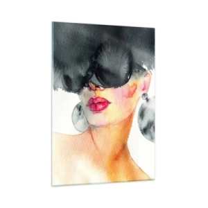 Schilderen op glas - Het geheim van elegantie - 50x70 cm