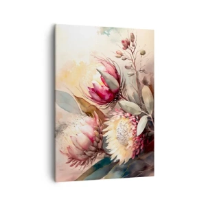 Schilderen op canvas - In profiel en en face - 50x70 cm