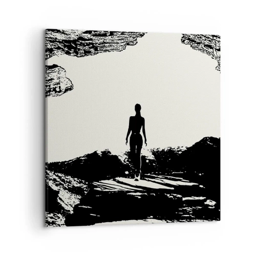 Schilderen op canvas - Een nieuwe kijk - 50x50 cm