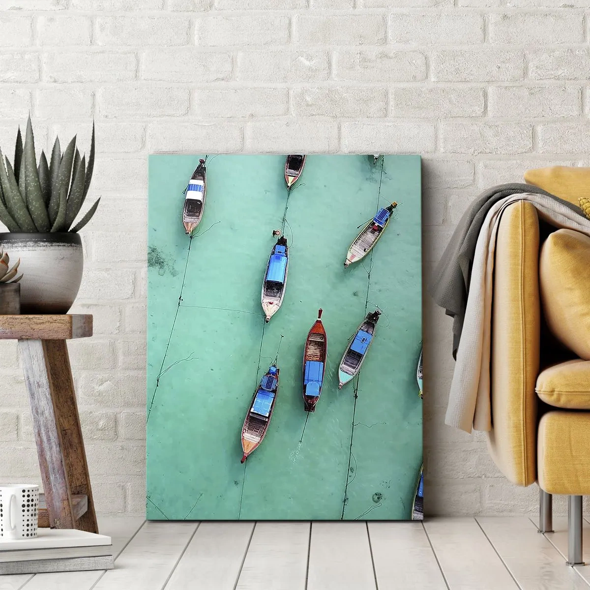 Schilderen op canvas - In blijde verwachting - 50x70 cm