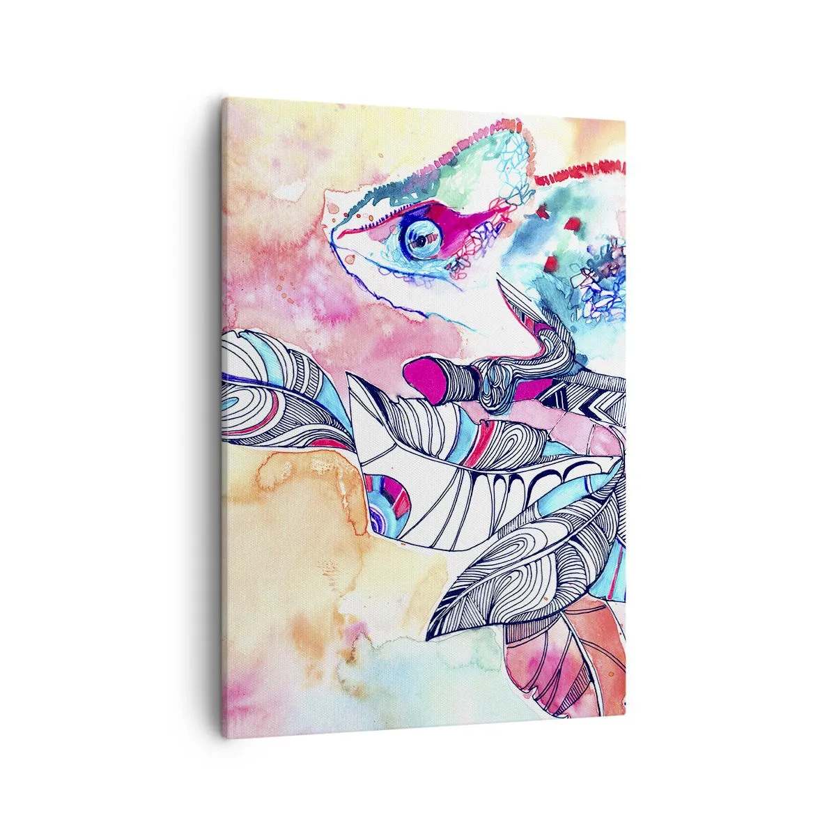 Schilderen op canvas - Zo kleurrijk als onze wereld - 50x70 cm