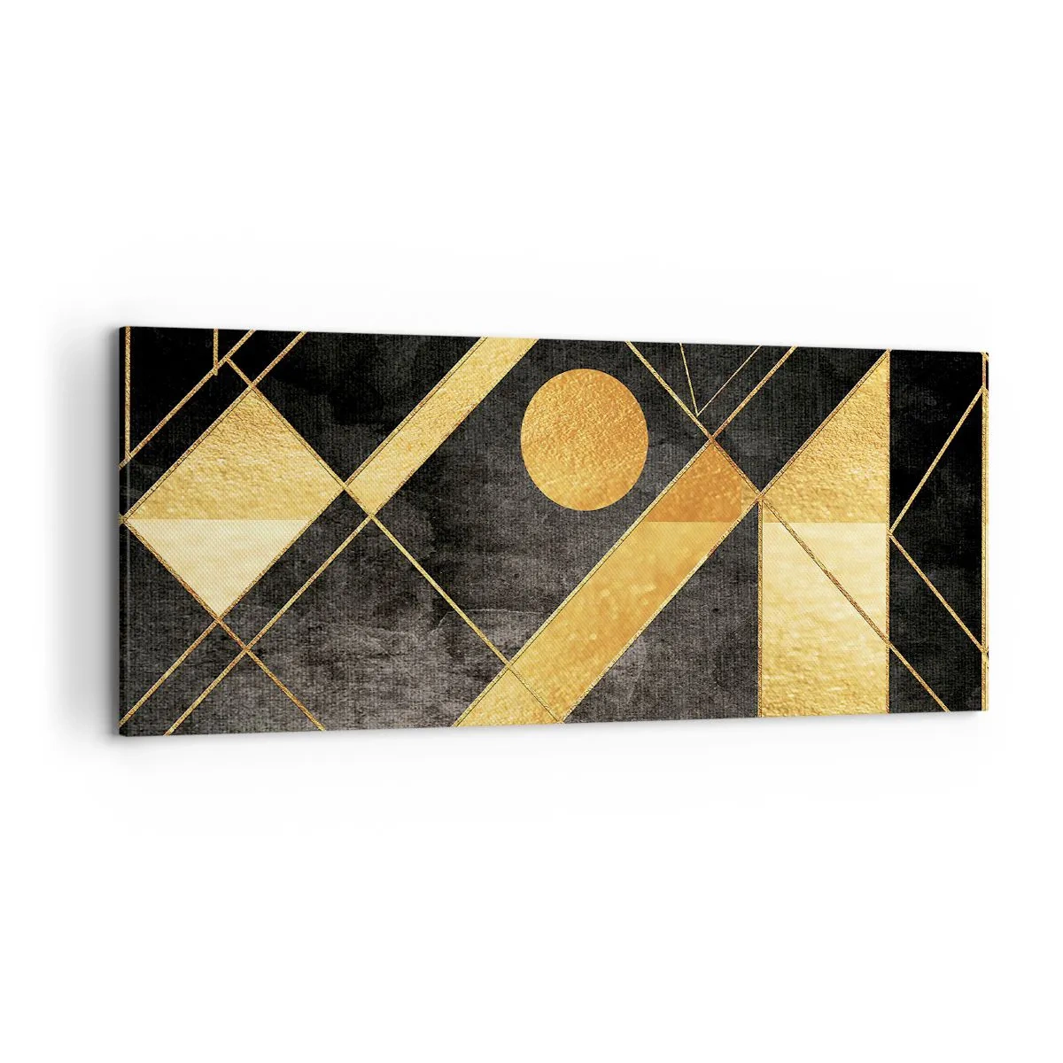 Schilderen op canvas - De zon van de woestijn - 120x50 cm