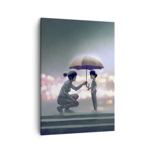 Schilderen op canvas - En het is goed nu - 50x70 cm