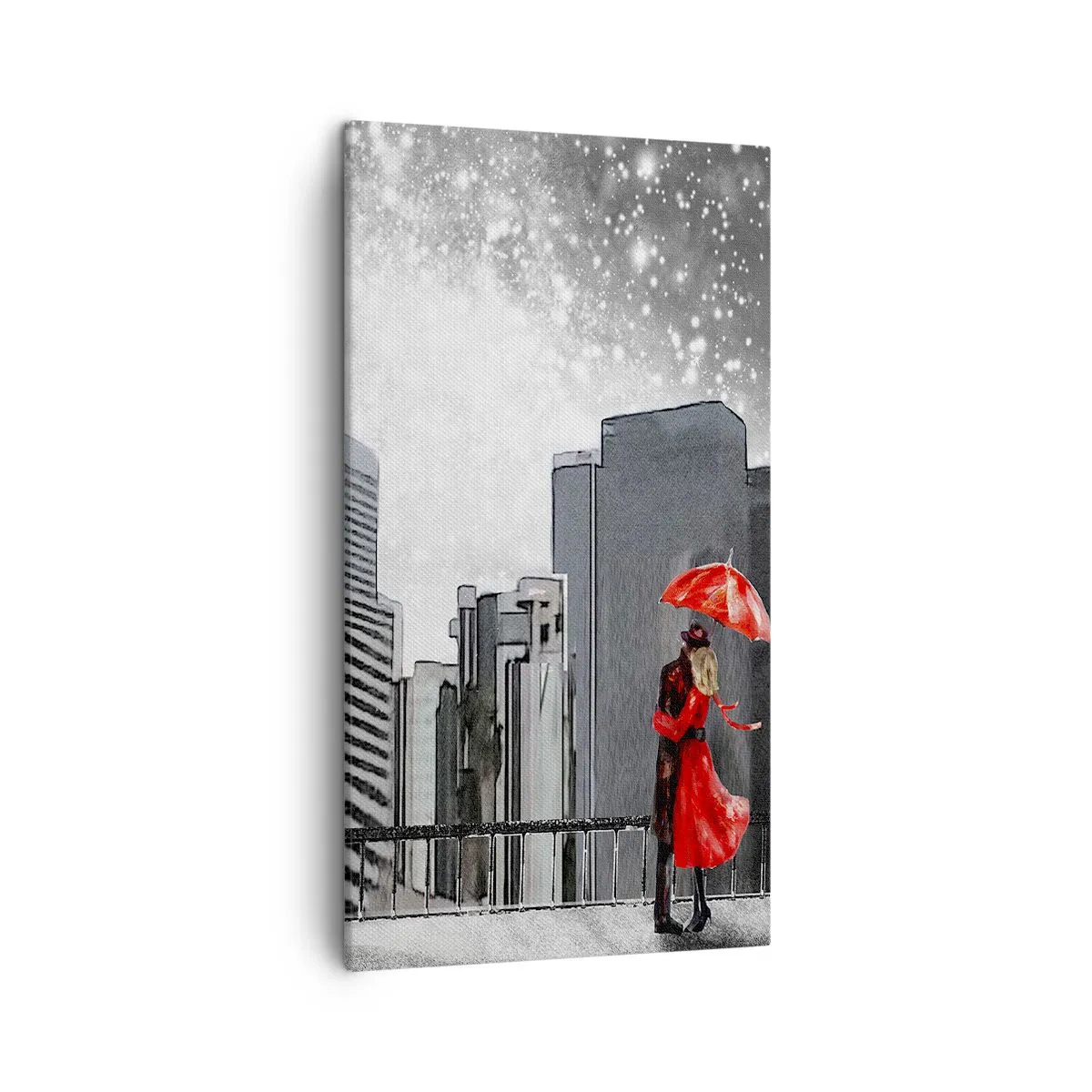 Schilderen op canvas - De mens is geen steen - 45x80 cm