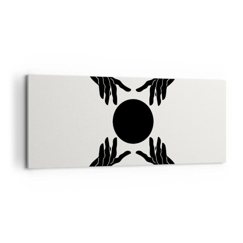 Schilderen op canvas - Geheim teken - 120x50 cm