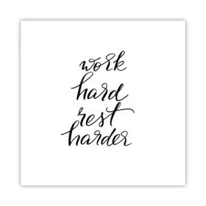 Poster - Levensbalans - 30x30 cm