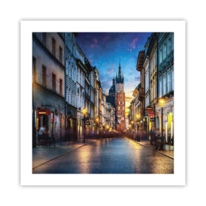 Poster - Charme van Krakau - 50x50 cm