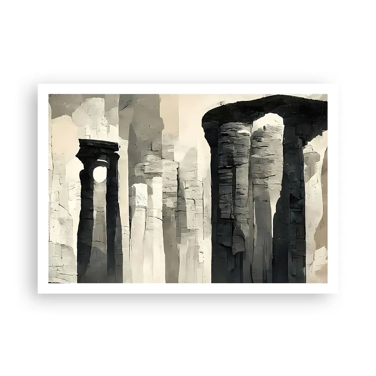 Poster - De majesteit van de oudheid - 100x70 cm