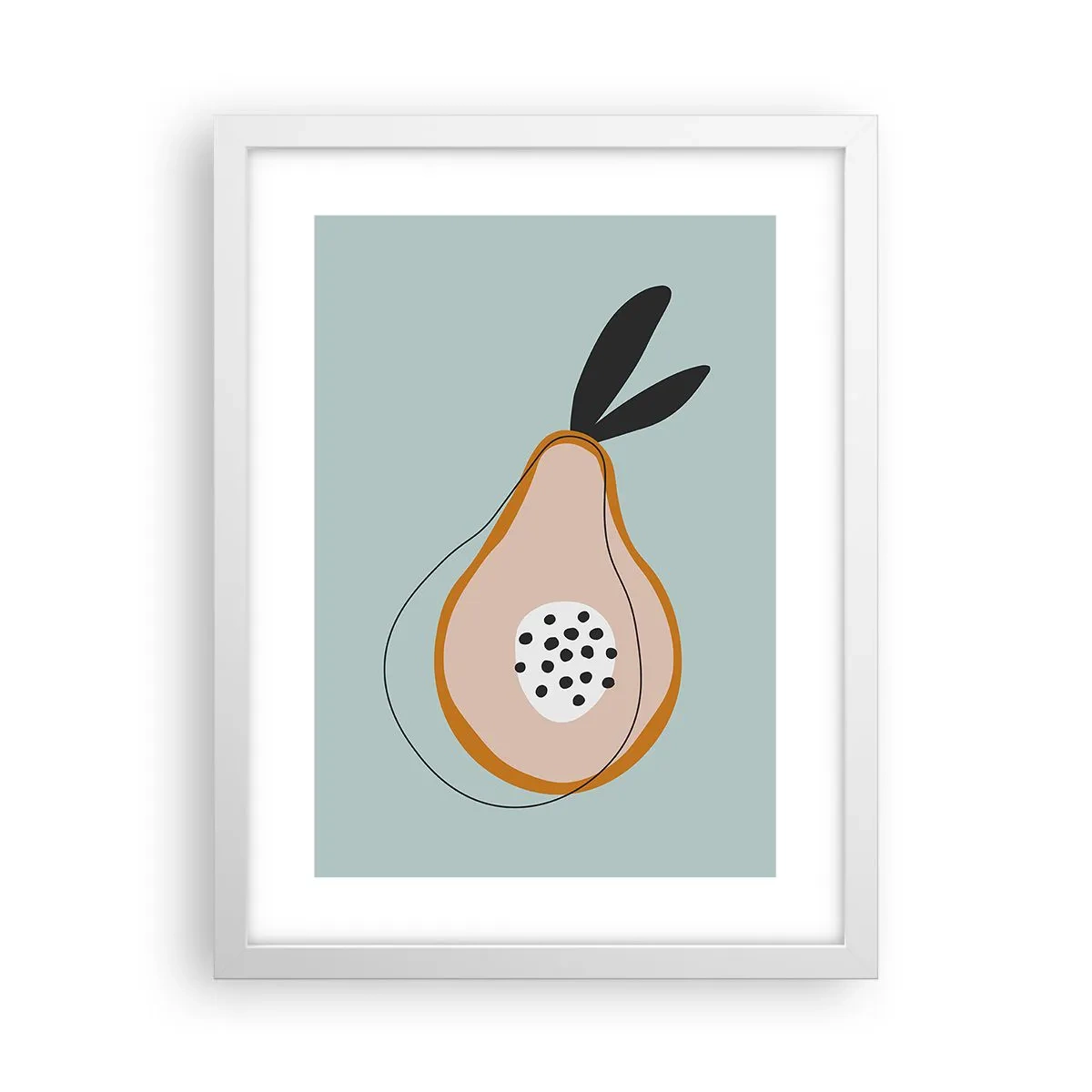 Poster in een witte lijst - Doordringen in de aard van de dingen - 30x40 cm