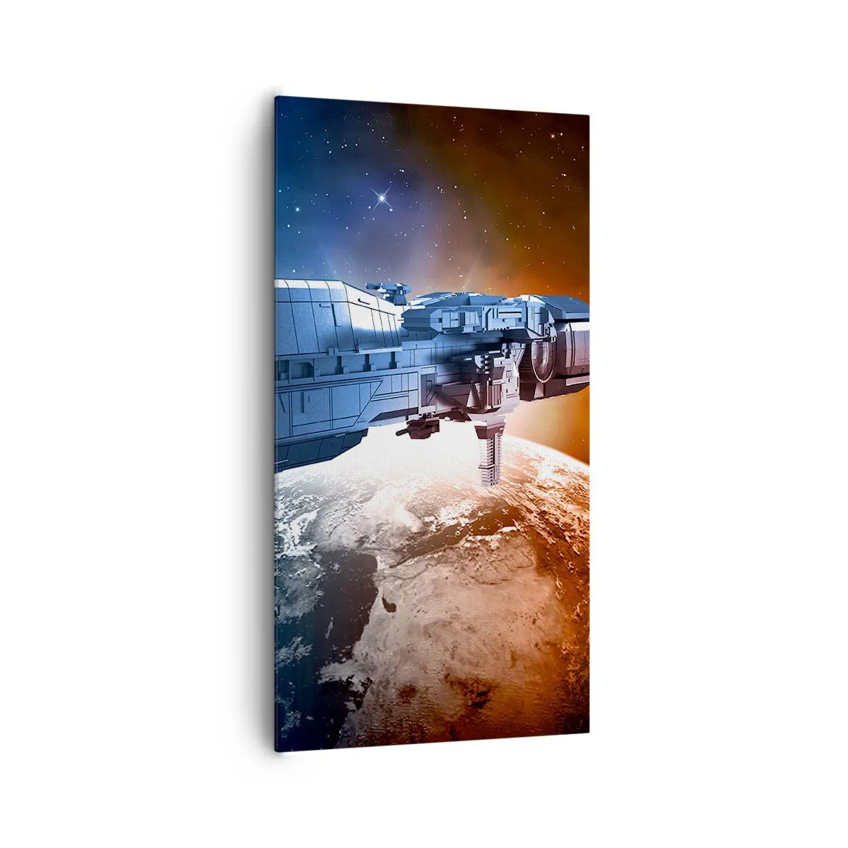 Schilderen op canvas - Een zorgvuldige waarnemer - 65x120 cm