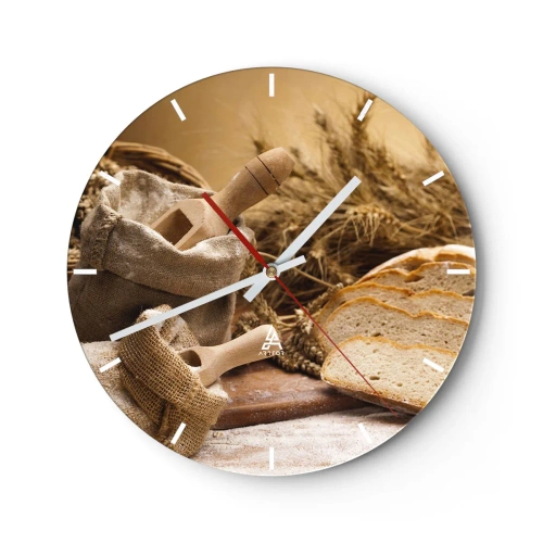 Wandklok - Klok - Alsof met mes gesneden! - 40x40 cm