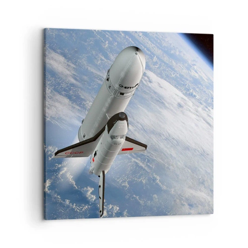 Schilderen op canvas - Kosmische Hemelvaart - 50x50 cm