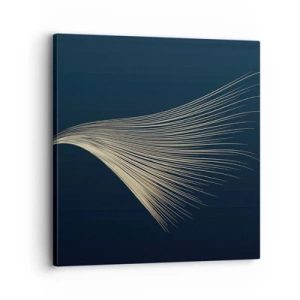 Schilderen op canvas - Als het haar van een engel - 30x30 cm