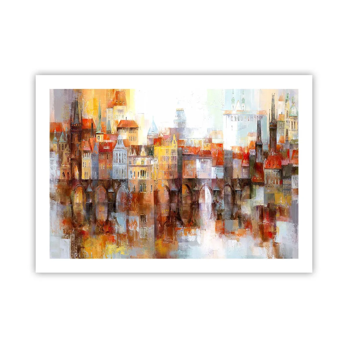 Poster - Ook onder de brug is het mooi - 70x50 cm