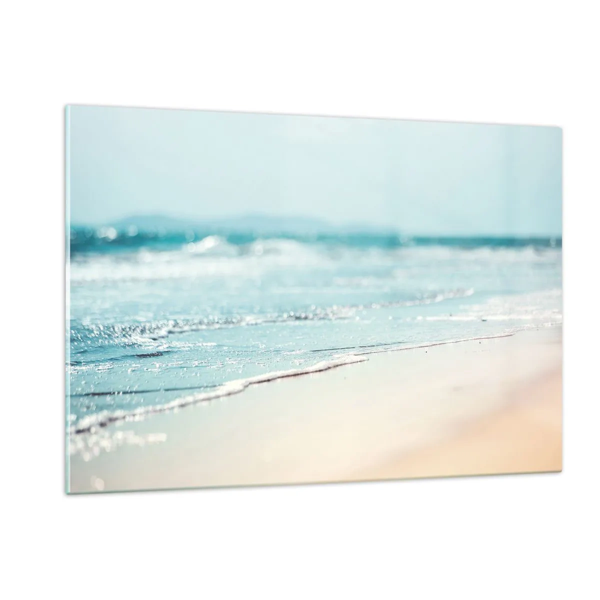 Schilderen op glas - Warmte en geluid - 120x80 cm