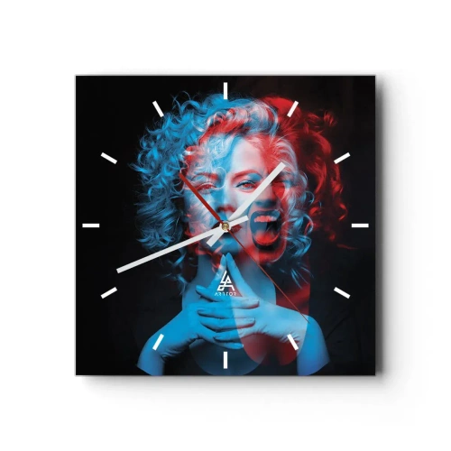 Wandklok - Klok - Alter ego - 30x30 cm