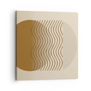 Schilderen op canvas - Over de oorsprong van geometrische figuren - 70x70 cm