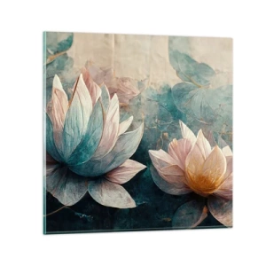 Schilderen op glas - Sterren van het meer - 30x30 cm