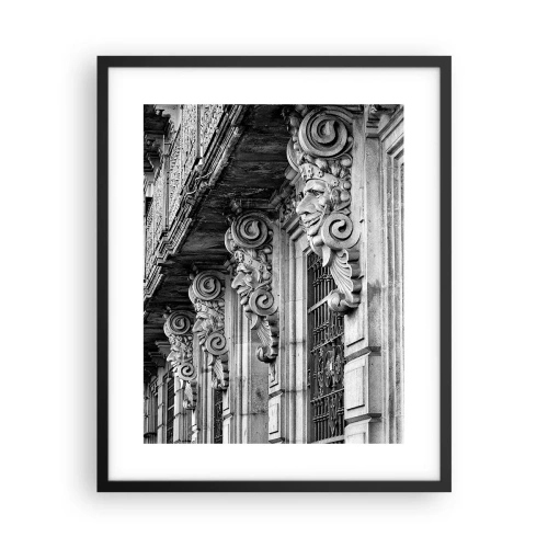 Poster in een zwarte lijst - Geweldig Barcelona - 40x50 cm