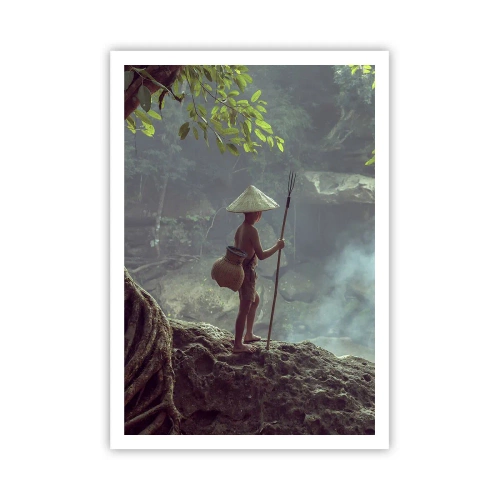 Poster - Bevriend met de natuur - 70x100 cm