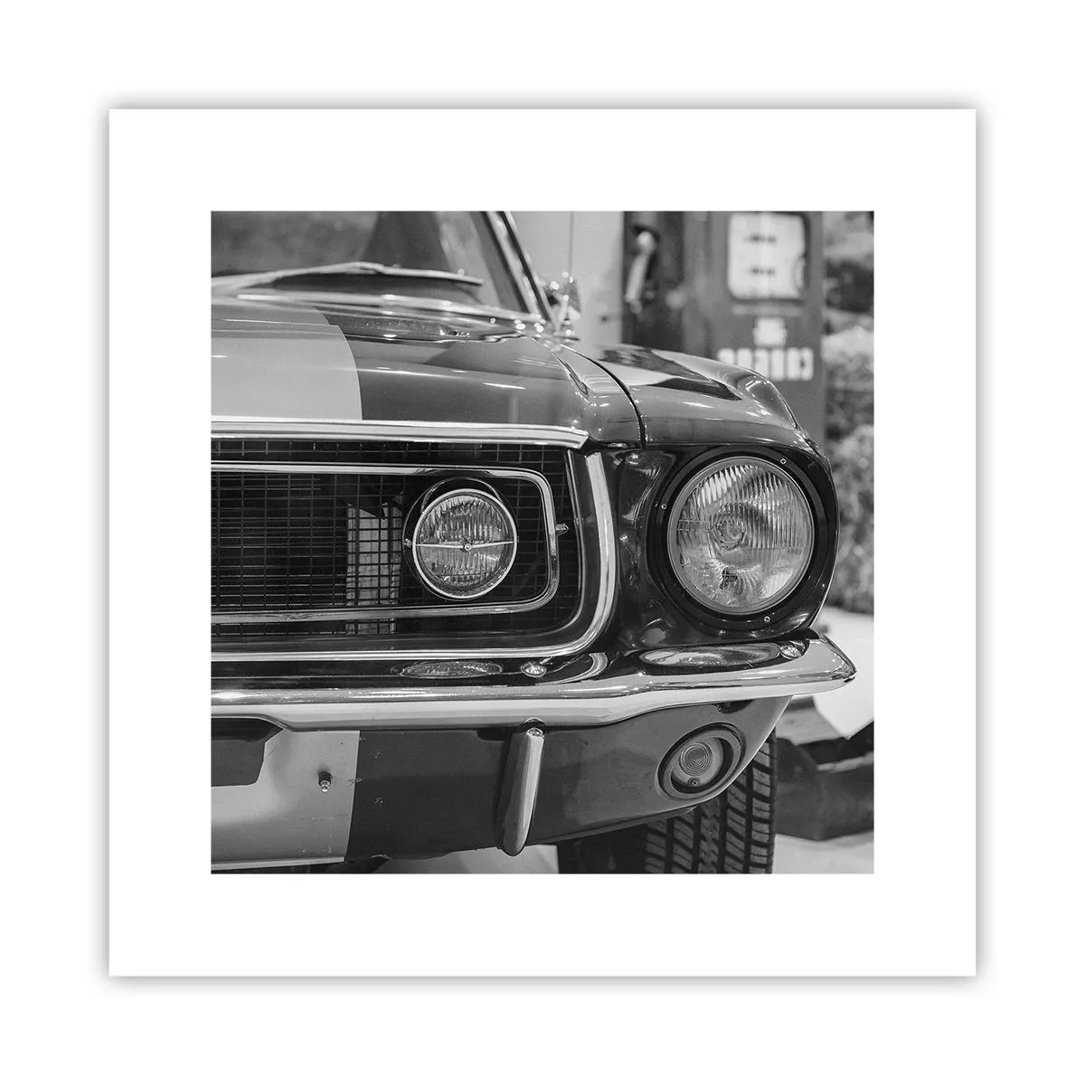 Poster - Hard rijden - 30x30 cm
