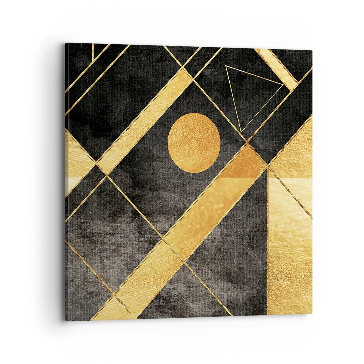 Schilderen op canvas - De zon van de woestijn - 70x70 cm
