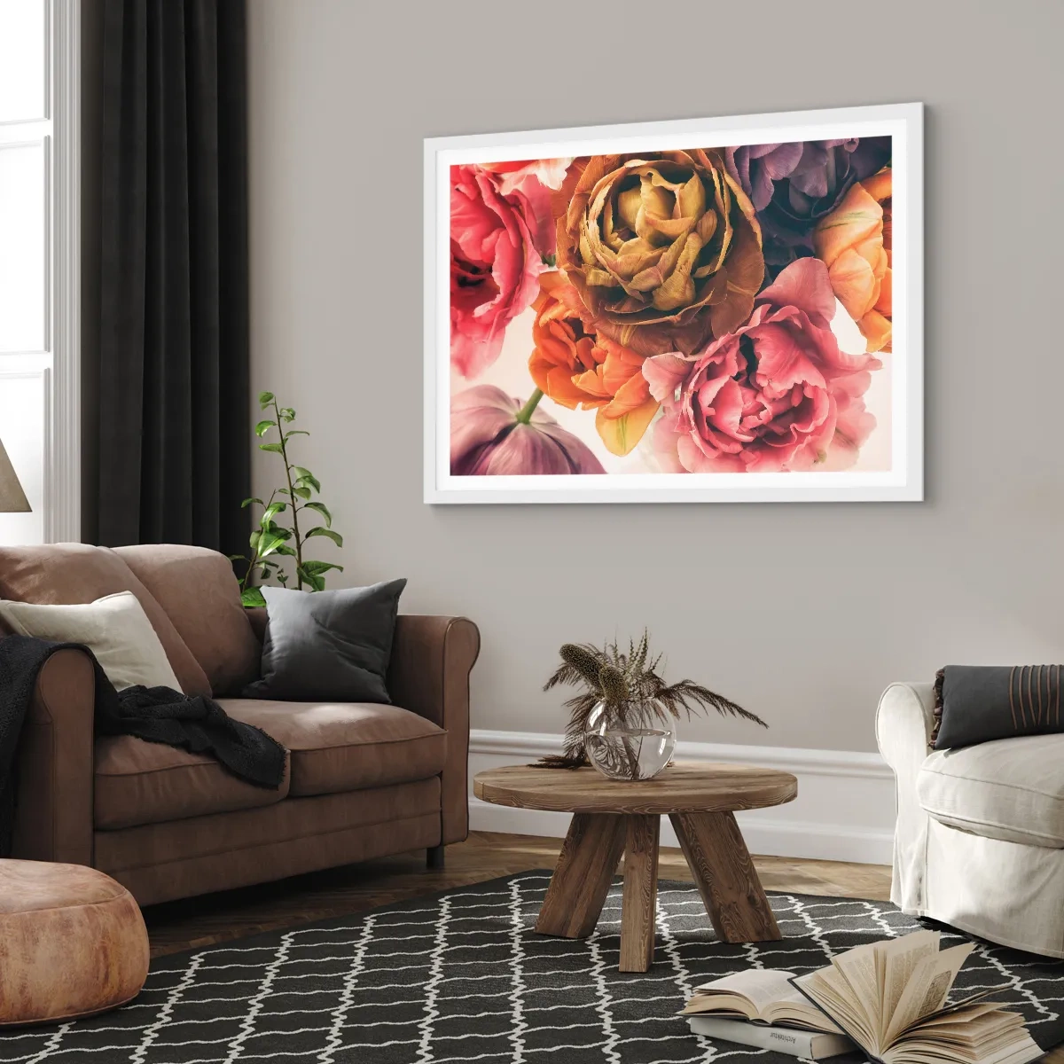 Poster in een witte lijst - Een viering van het leven - 40x30 cm