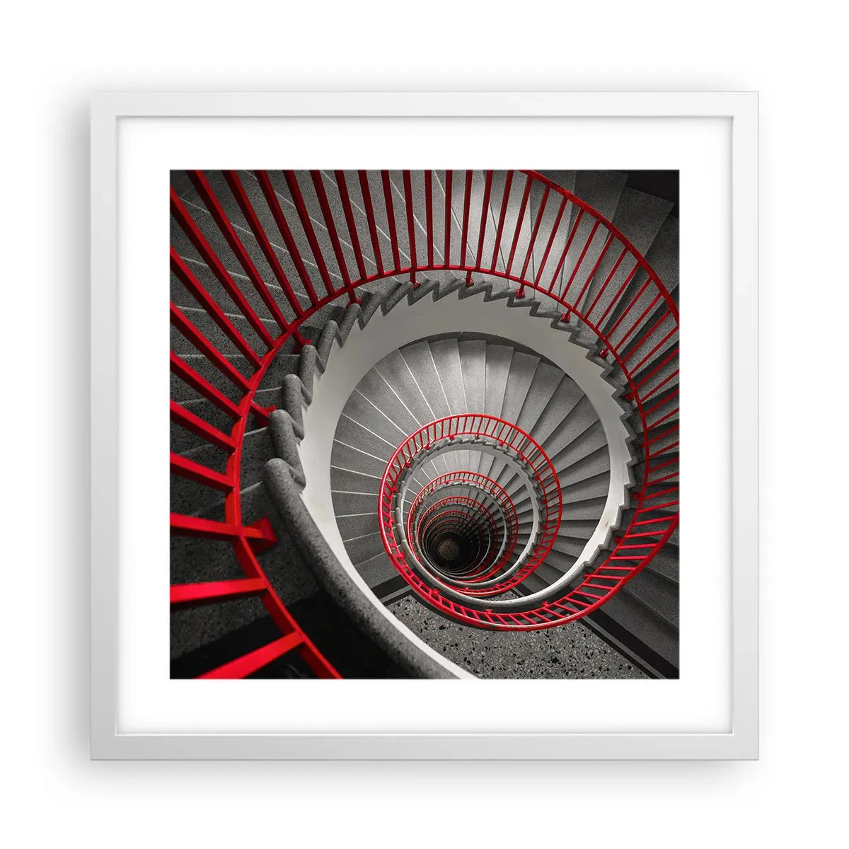 Poster in een witte lijst - Architectuur plezier - 40x40 cm