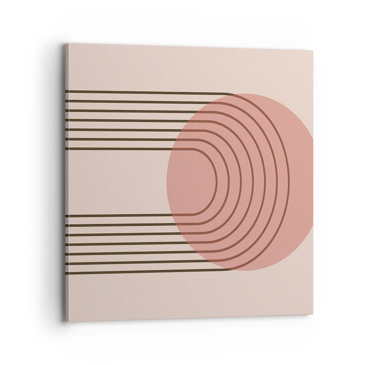 Schilderen op canvas - Onweerstaanbare aantrekkingskracht - 70x70 cm