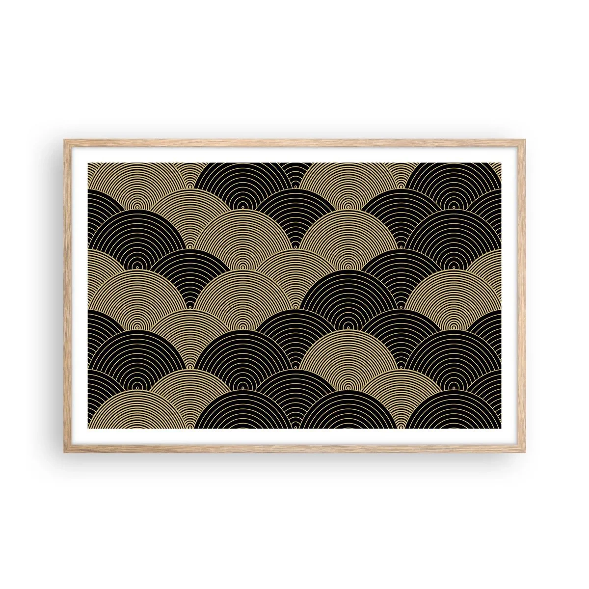 Een poster in een licht eiken lijst - Eenheid in veelheid - 91x61 cm