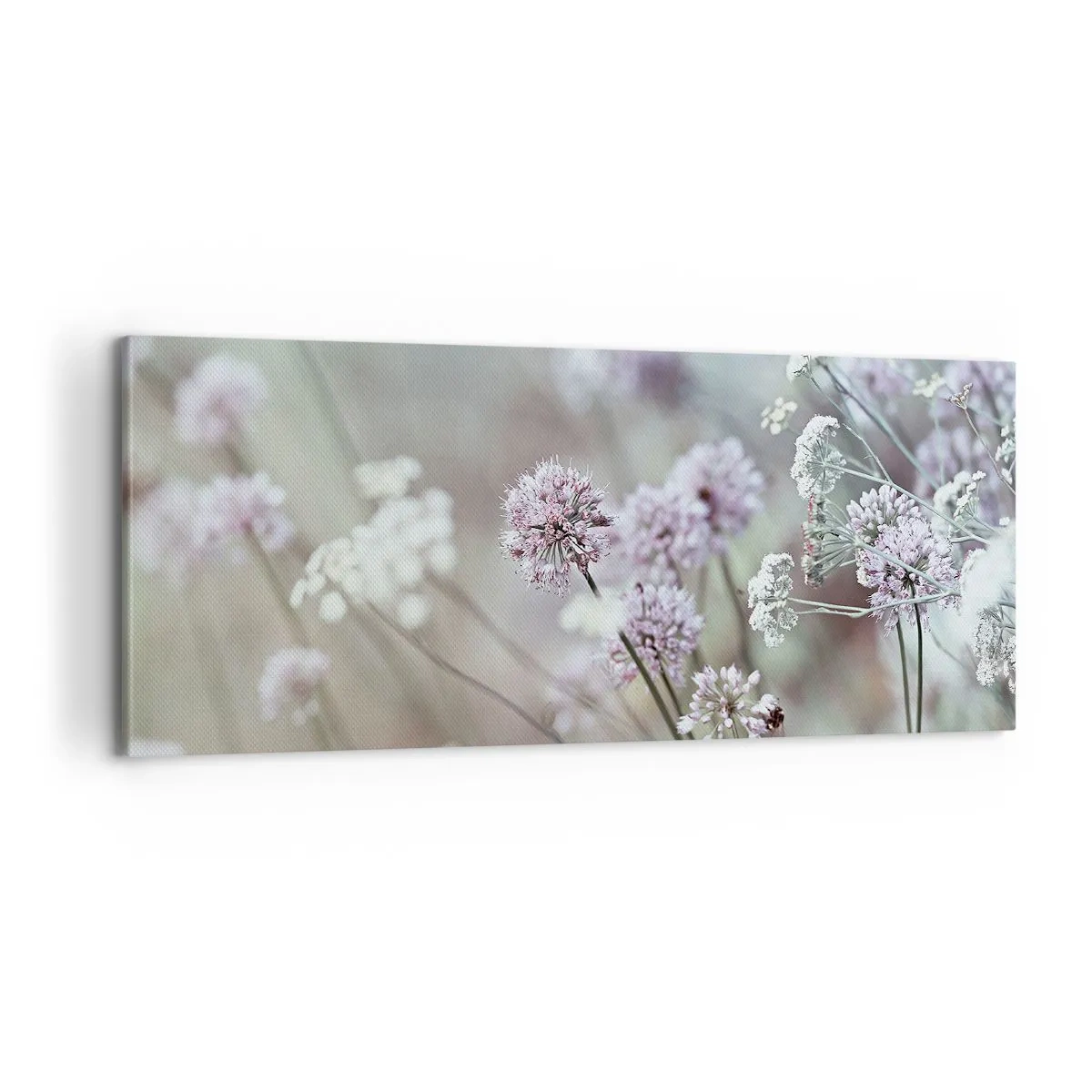 Schilderen op canvas - Zoete filigrane kruiden - 100x40 cm