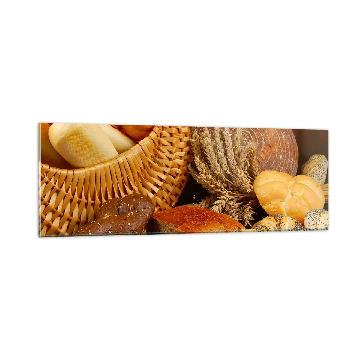 Schilderen op glas - We kwamen er weer mee weg - 90x30 cm