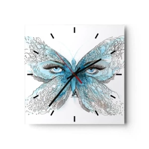 Wandklok - Klok - Eros pimpelmees - 30x30 cm