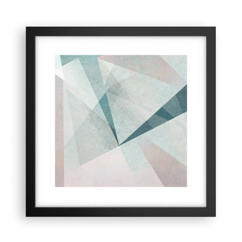 Poster in een zwarte lijst - Makkelijk maar dynamisch - 30x30 cm