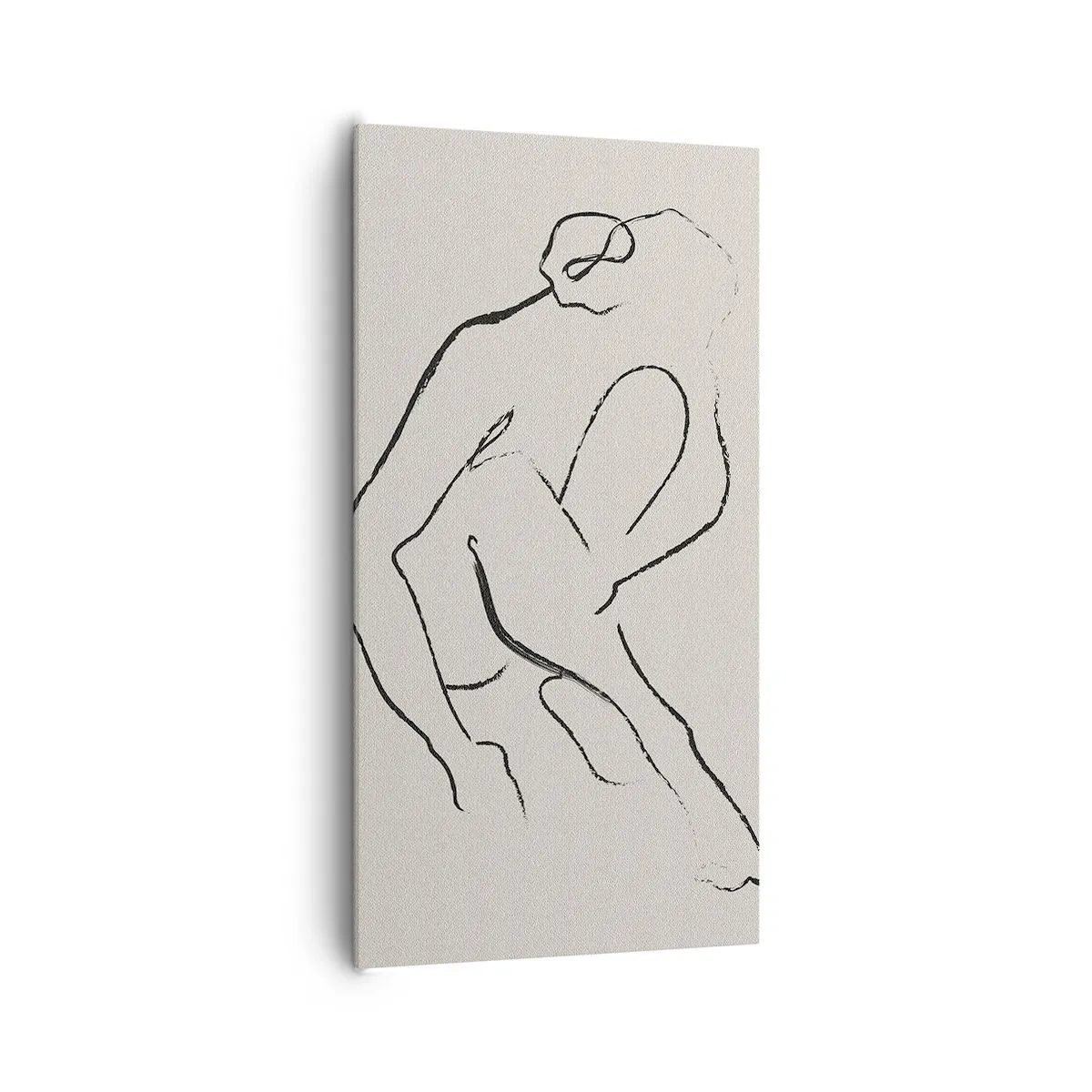 Schilderen op canvas - Intieme schets - 65x120 cm