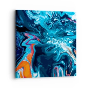 Schilderen op canvas - Reis naar het centrum van de hemel - 30x30 cm