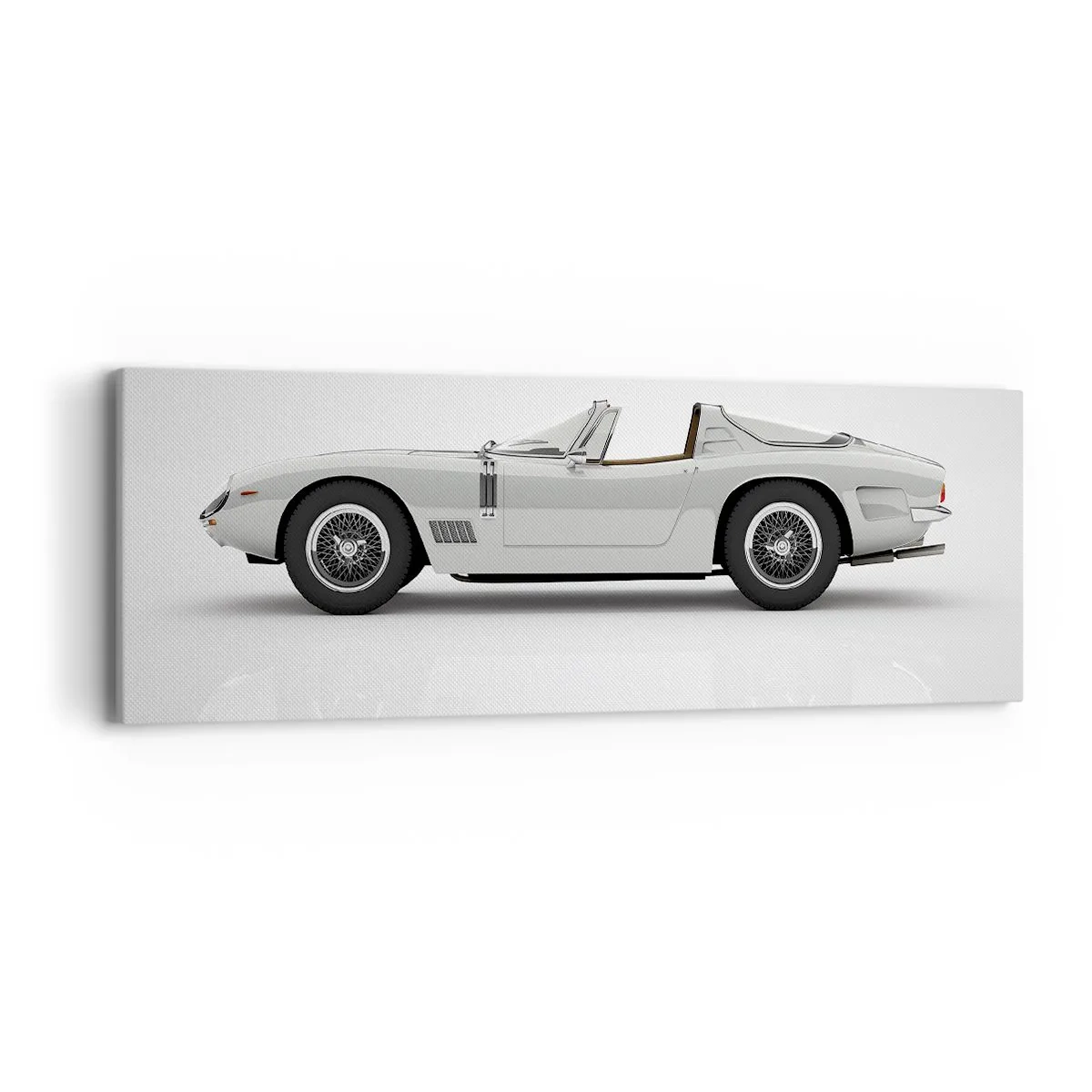 Schilderen op canvas - Belofte van plezier - 90x30 cm