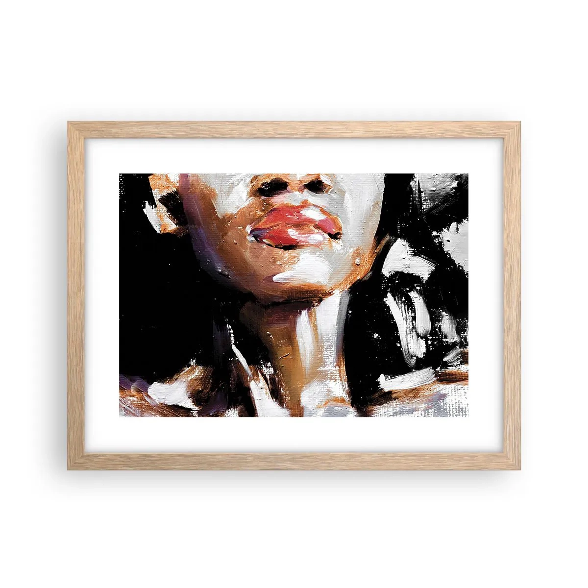 Een poster in een licht eiken lijst - Trots zonder vooroordelen - 40x30 cm