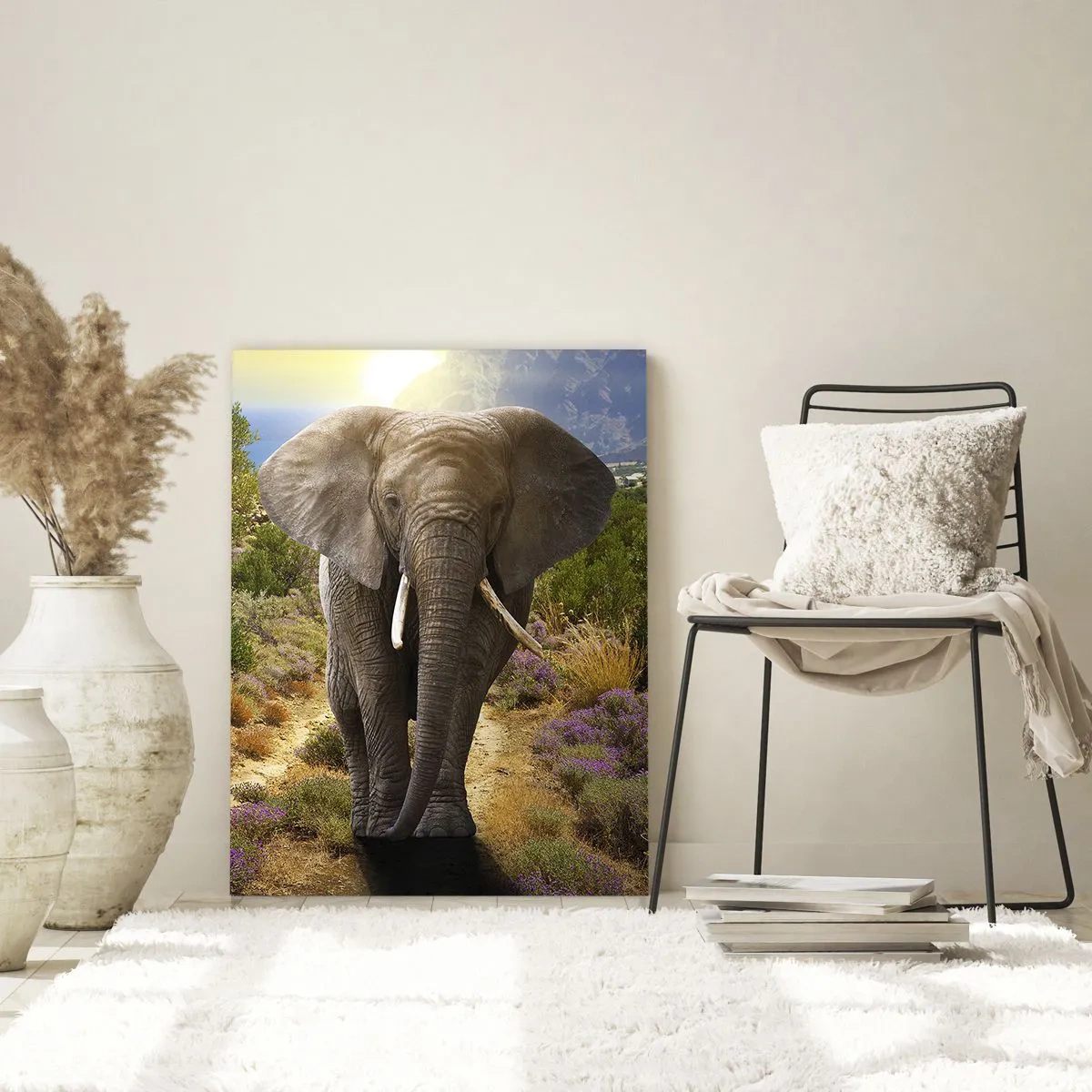 Schilderen op glas - Zo zag Eden eruit - 50x70 cm
