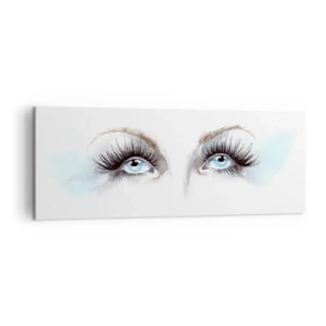 Schilderen op canvas - Ogen van een engel - 140x50 cm