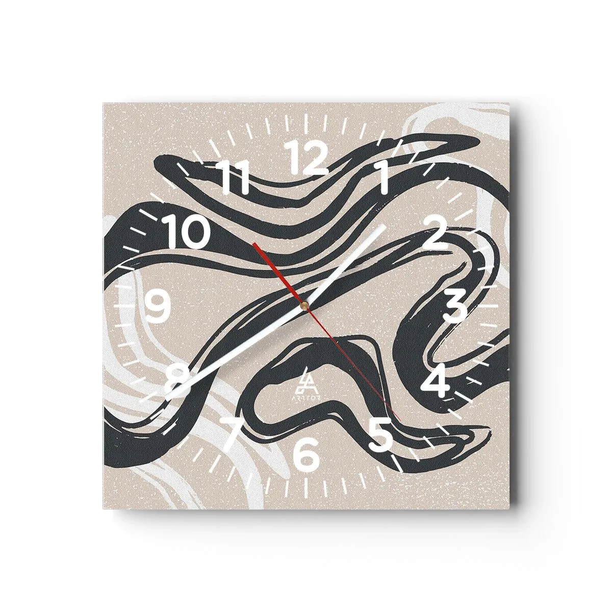 Wandklok - Klok - Expressie vermenigvuldigd - 40x40 cm