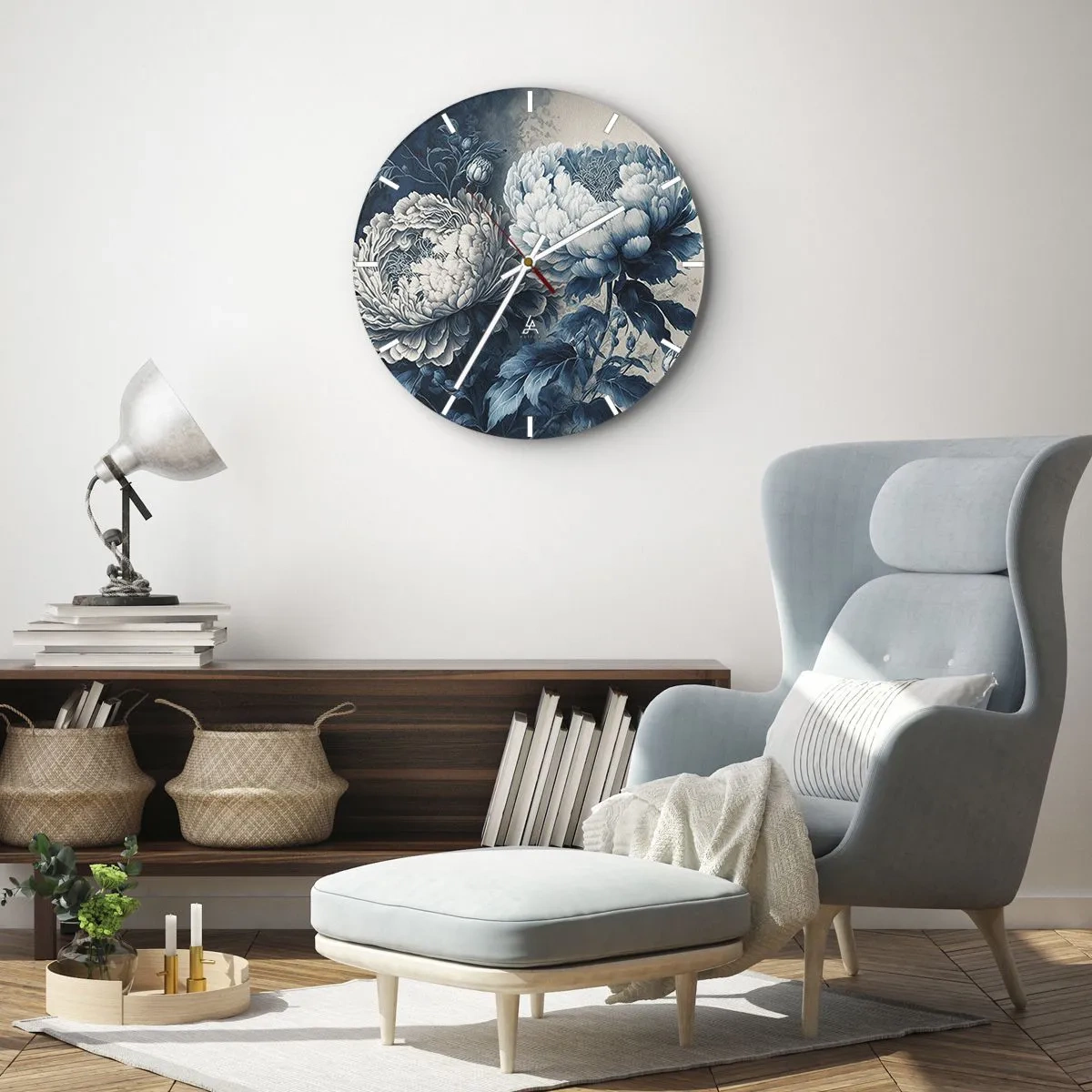 Wandklok - Klok - Bij elkaar passend paar - 30x30 cm