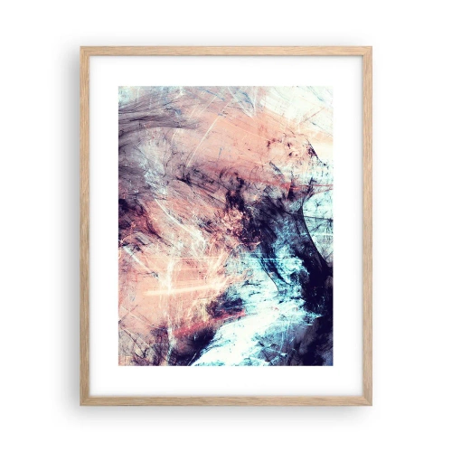 Een poster in een licht eiken lijst - Voel de wind - 40x50 cm