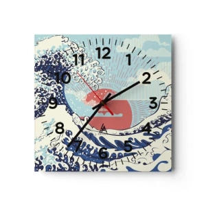 Wandklok - Klok - Van Japanse inspiratie - 30x30 cm